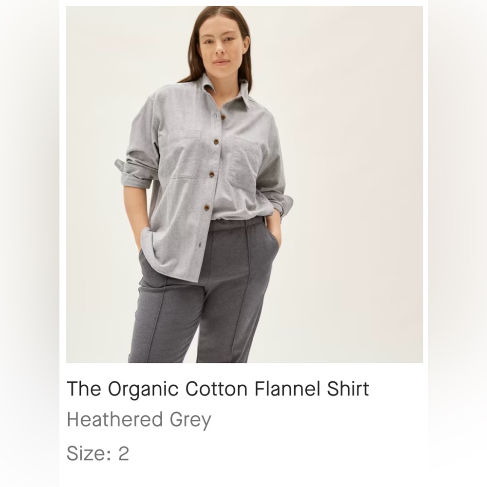 Everlane The Organic Cotton Flannel Shirt